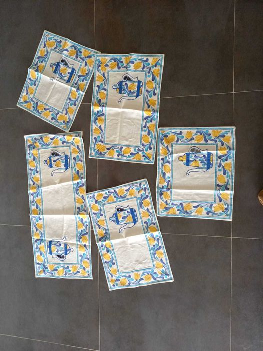 Naperons cozinha - 5 UN NOVOS- Veja preço !