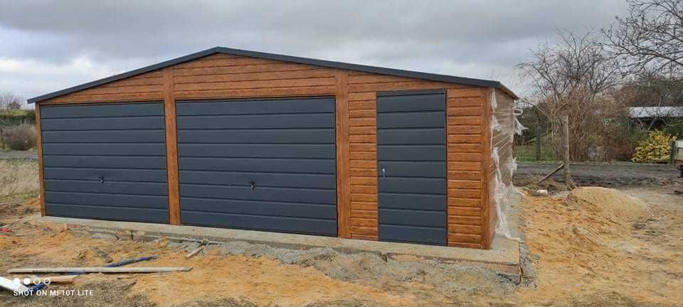 Garaże drewnopodobne garaz