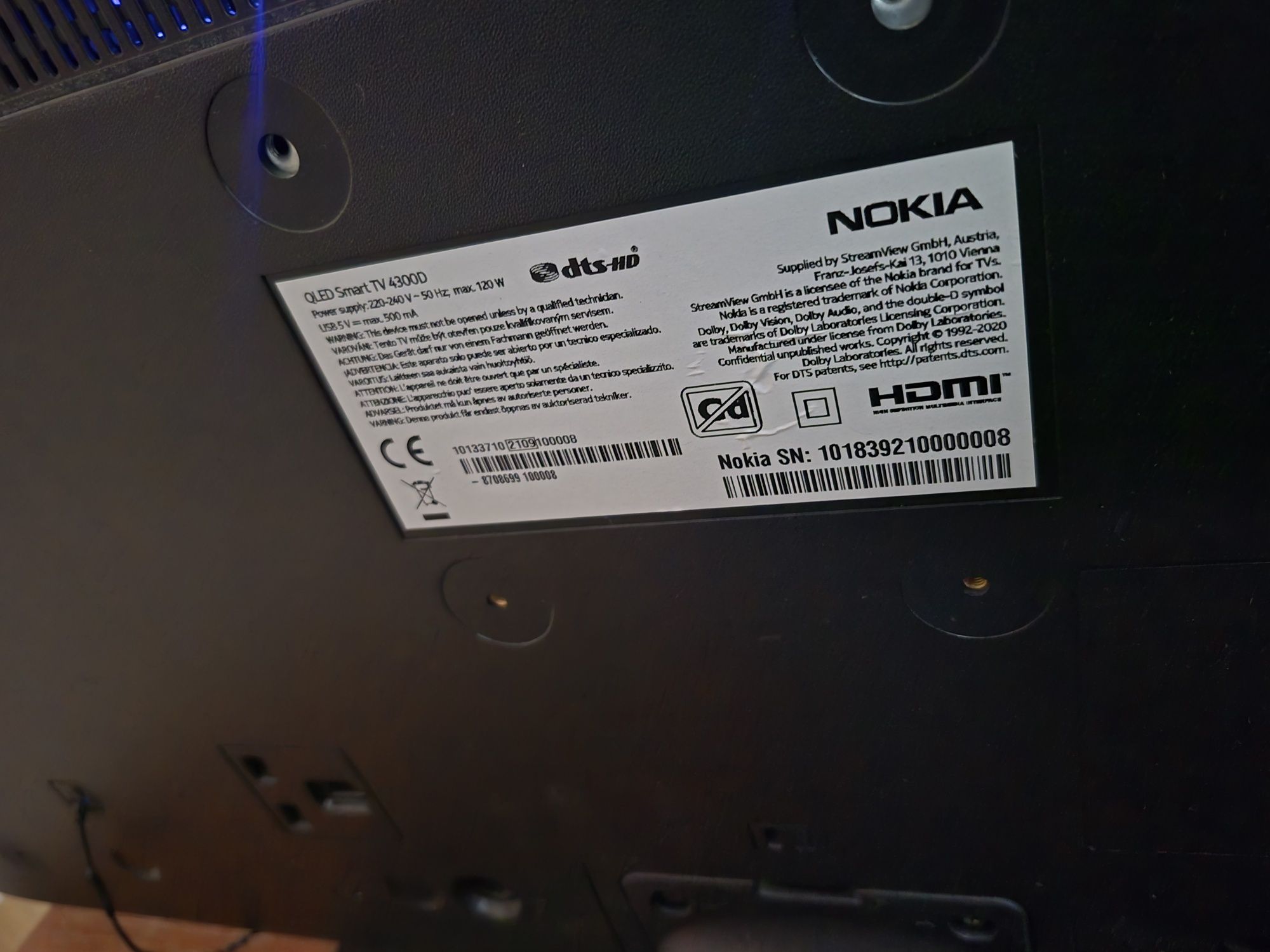 Телевізор Nokia QLED Smart TV 4300D