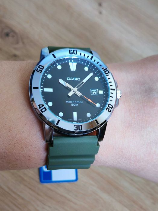 Годинник чоловічий casio mtp-vd01-3evudf