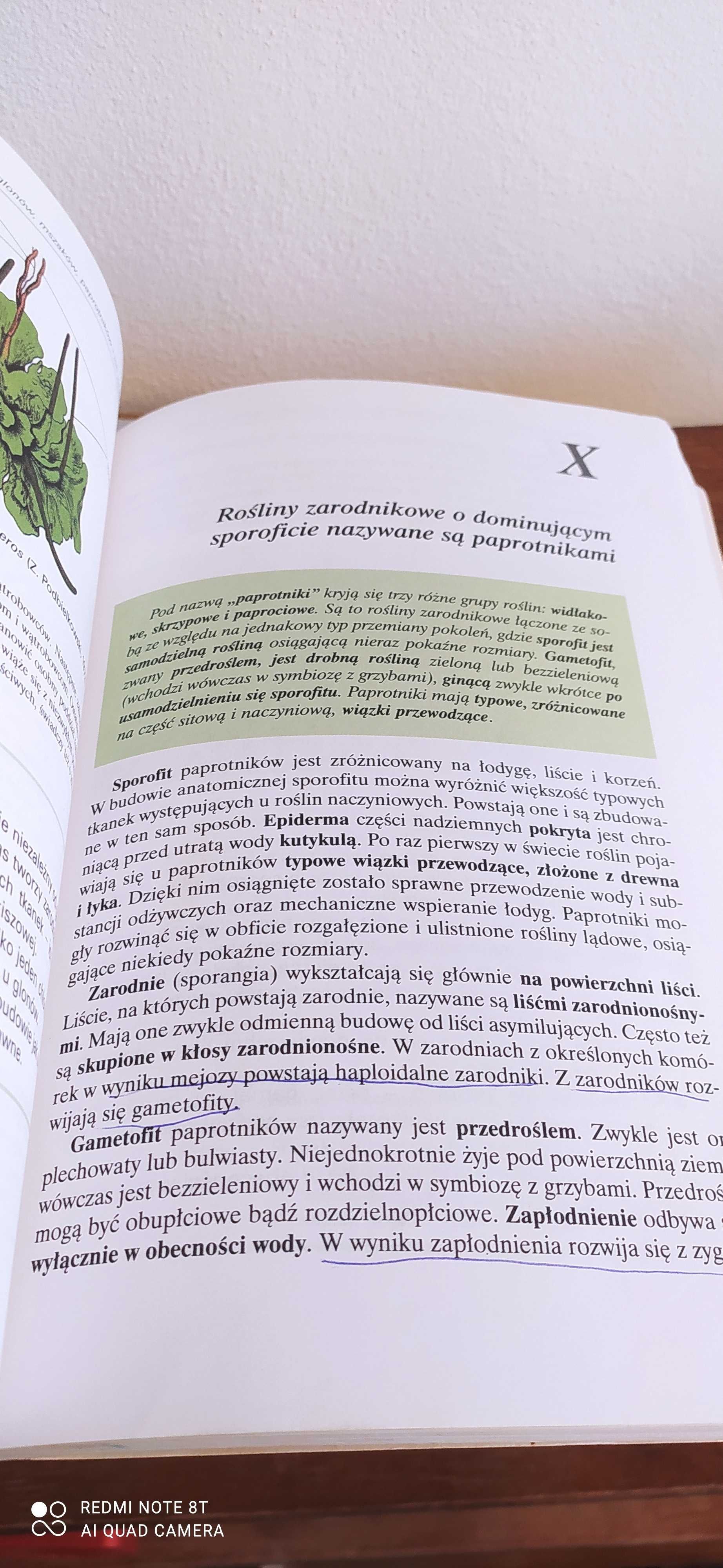 Podręcznik do liceum, Botanika i biologia komórki, 1999 rok