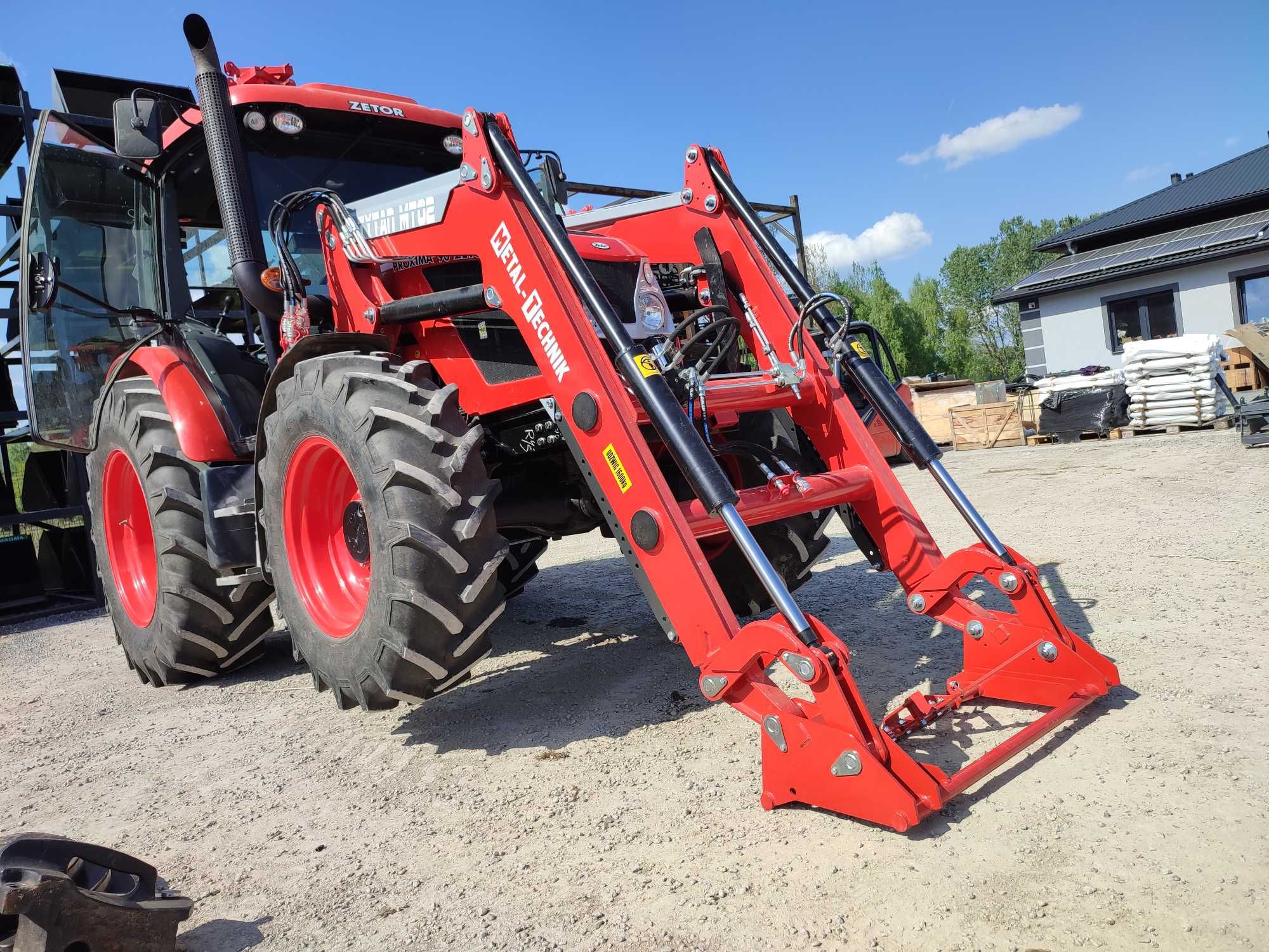 Ładowacz Tur Matal Technik Do Ciągnika Zetor New Holland MTZ Ursus