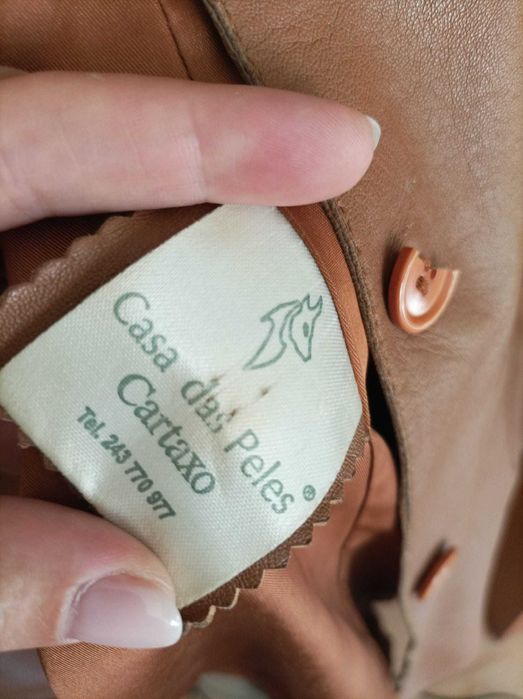 Blusão Comprido 100% PELE