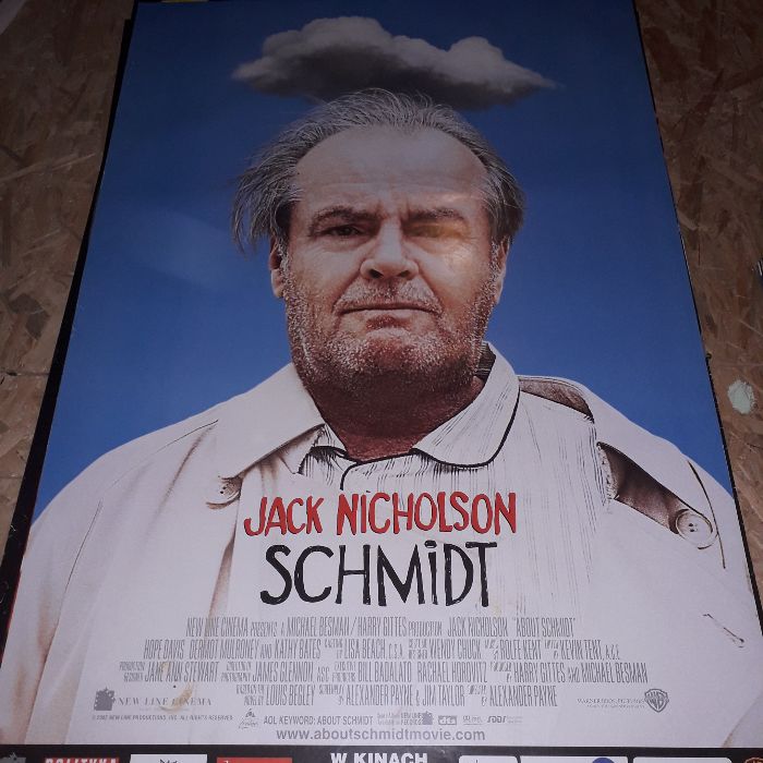 Plakat Filmowy Schmidt , stan idealny , kinowy UNIKAT