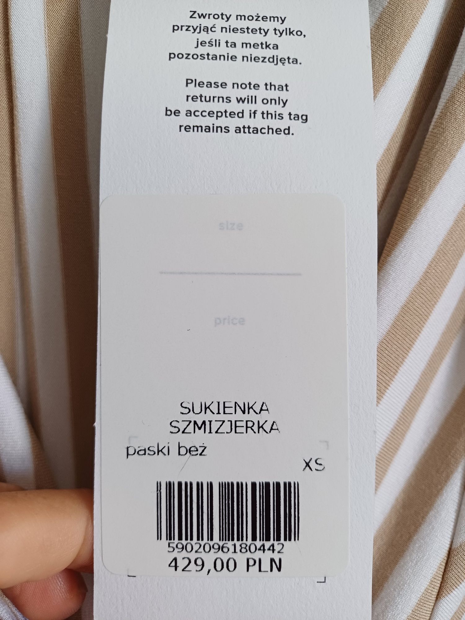 Sukienka szmizjerka marki Risk made in Warsaw