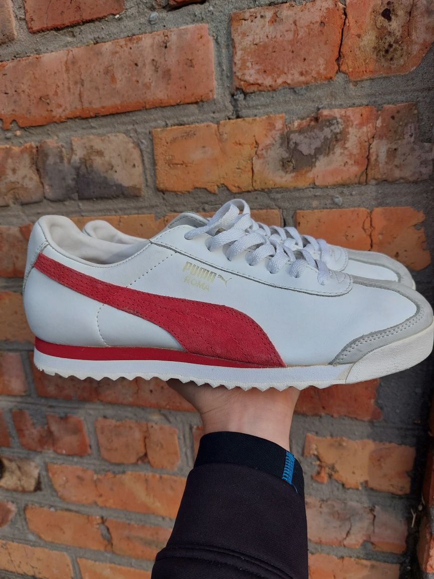 Оригинал Кроссовки Puma Roma кожаные,  размер 41,5 Suede