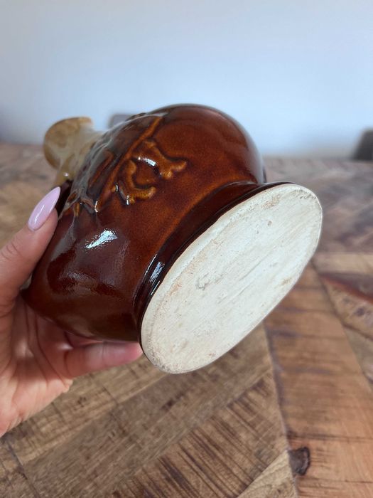 Karafka dzbanek Łysa Góra kamionka ceramika lajkonik PRL