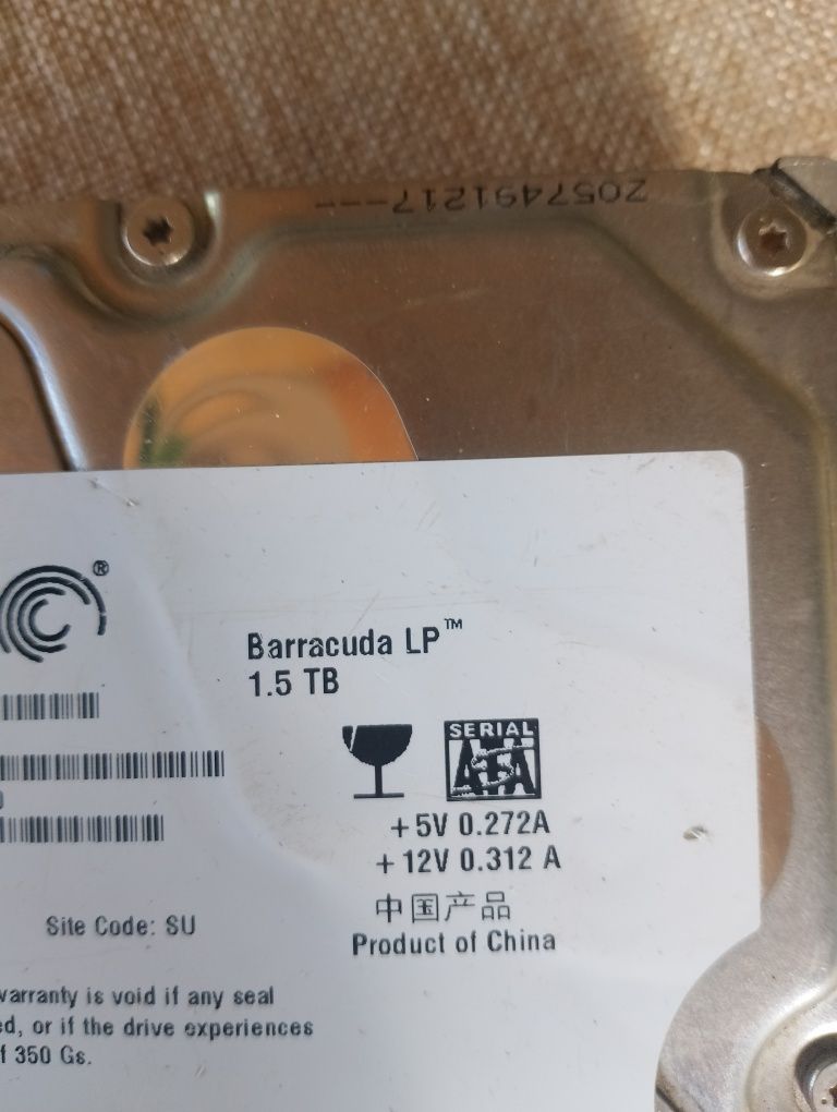 Жорсткий диск 1.5 ТБ seagate