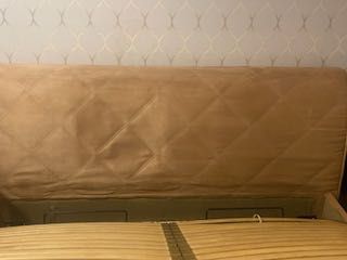 Łóżko tapicerowane 200x160 beżowe