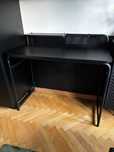 Biurko Foreman czarne metalowe loft