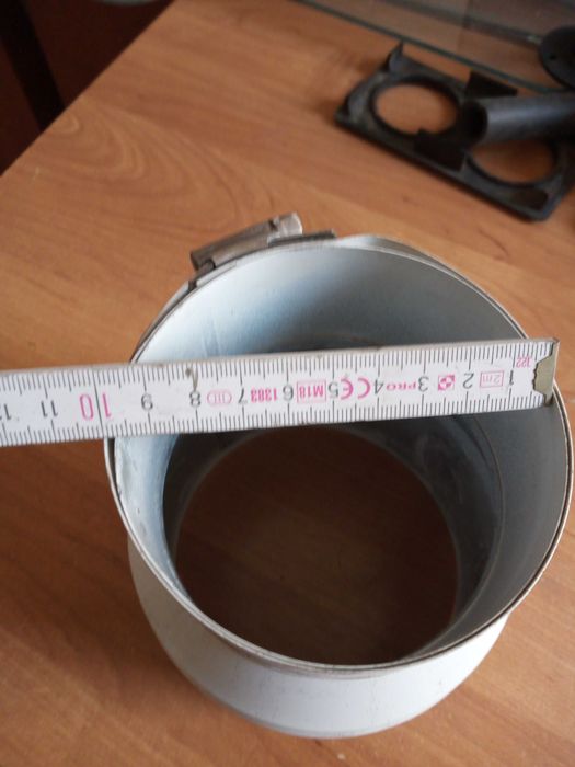 redukcja biała kominowa koncentryczna 125/90