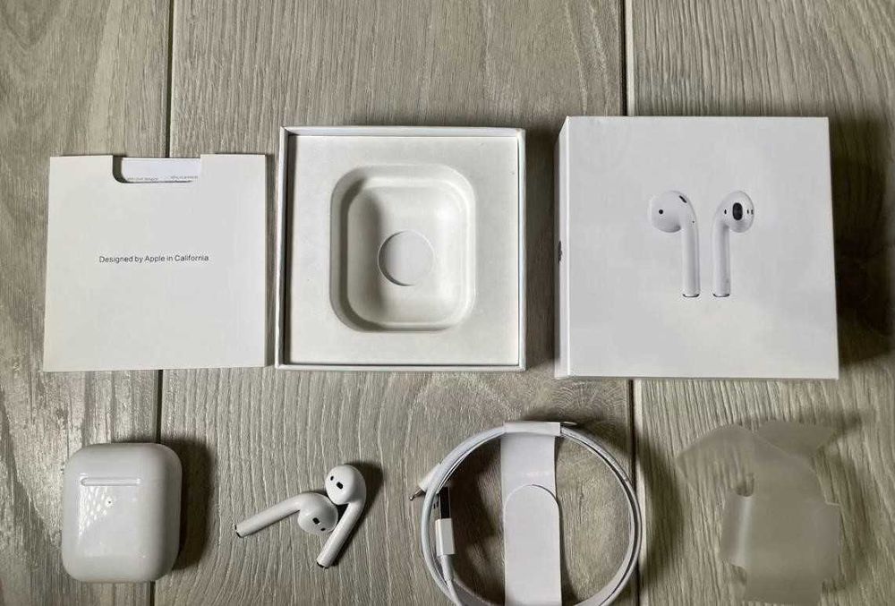 Беспроводные наушники Airpods 2 Лучшее качество! Выгодная цена!!