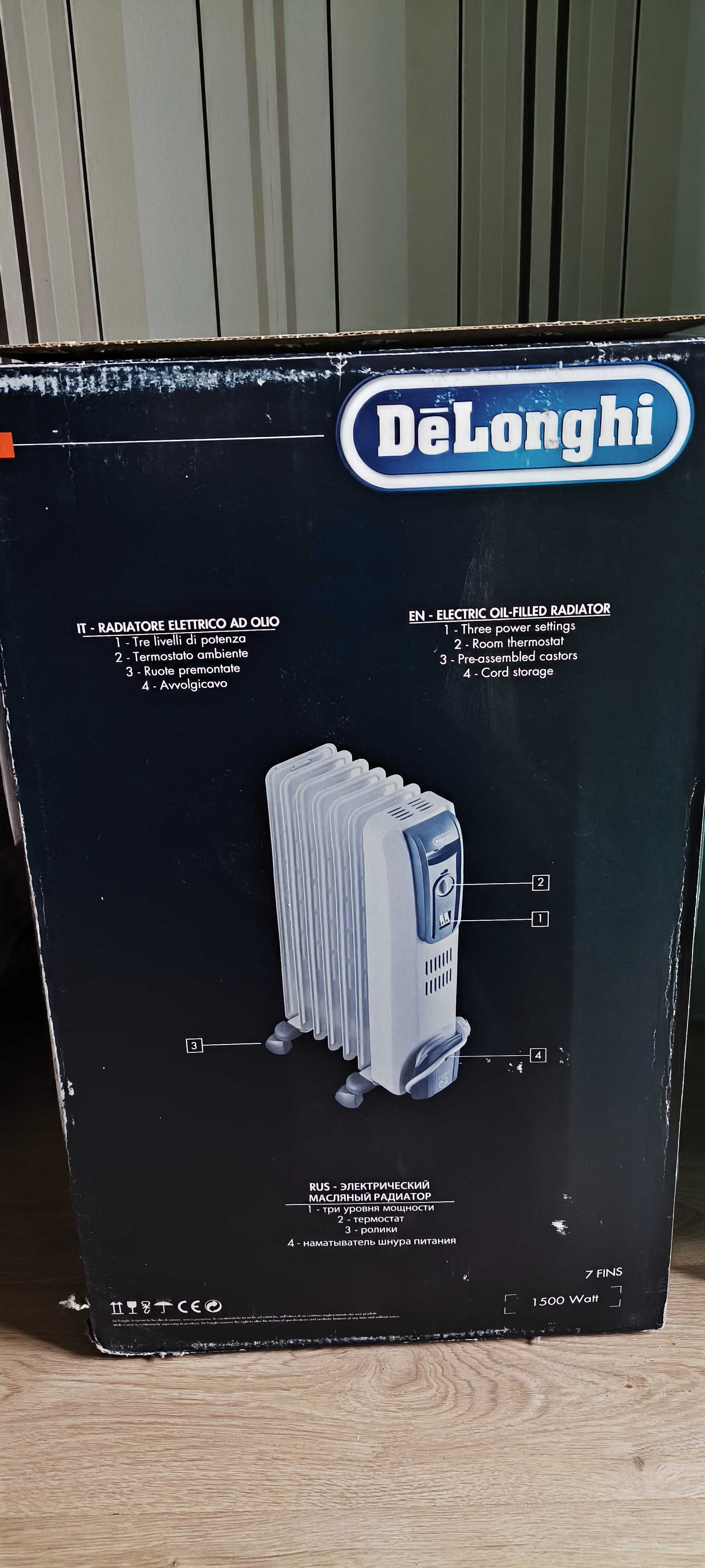 Продам новий масляний радіатор Delonghi gs 770715 (1,5кW)