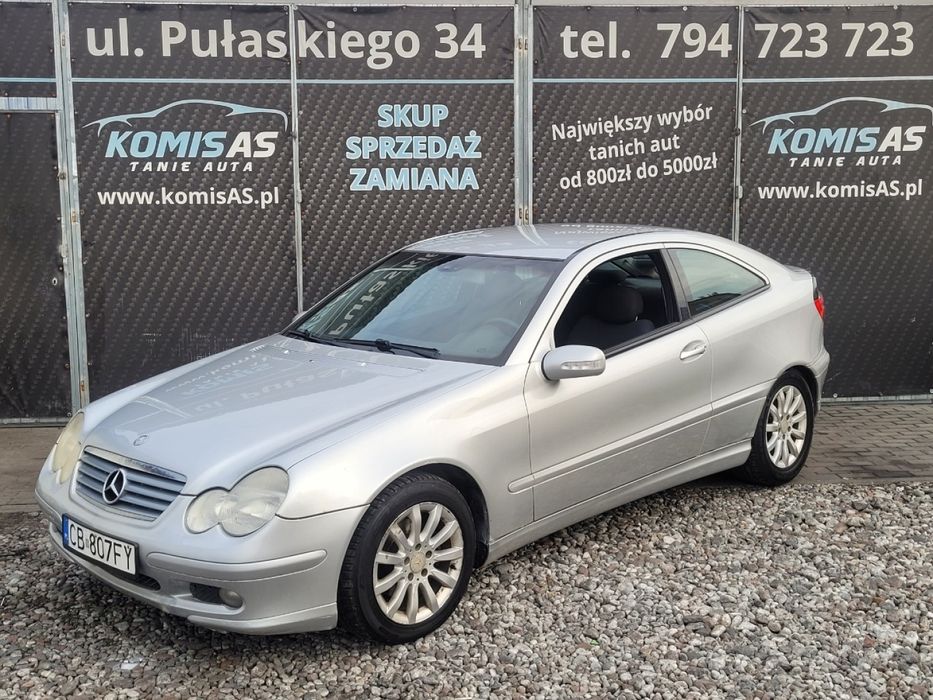 Mercedes Benz C180 Kompressor GAZ • Klima LPG 2032r Długie opłaty *