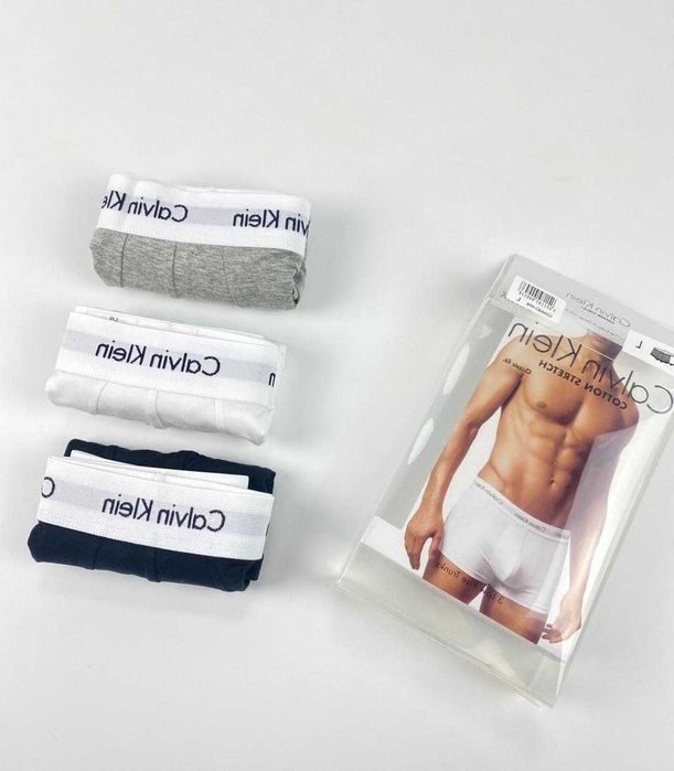 Bokserki bawełniane Calvin Klein – 3 sztuki, wyjątkowy krój