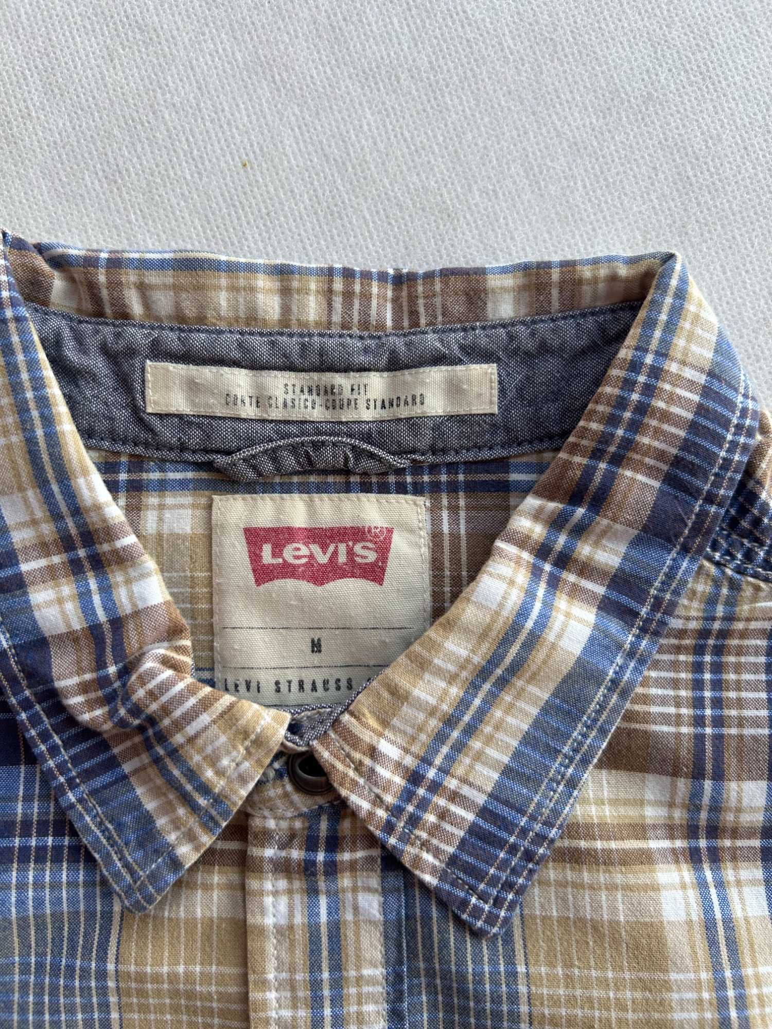 Koszula w kratę z krótkim rękawem Levi's rozmiar M