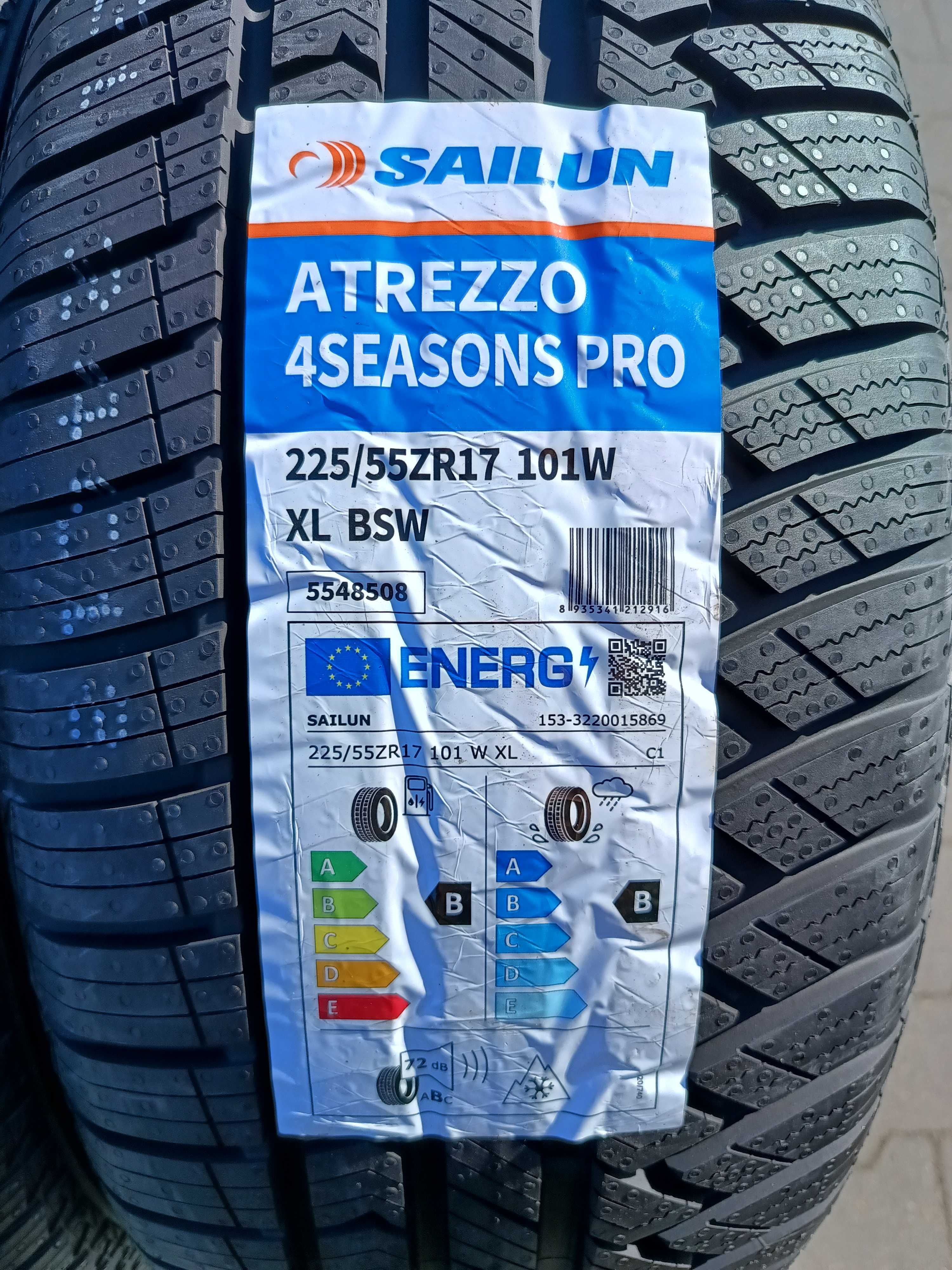 Okazja opony całoroczne 225/55R17 Sailun ATREZZO 4SEASONS PRO
