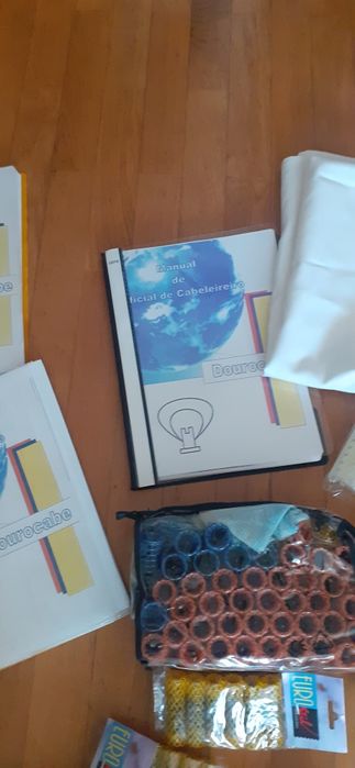 Kit aprendizagem cabeleireira