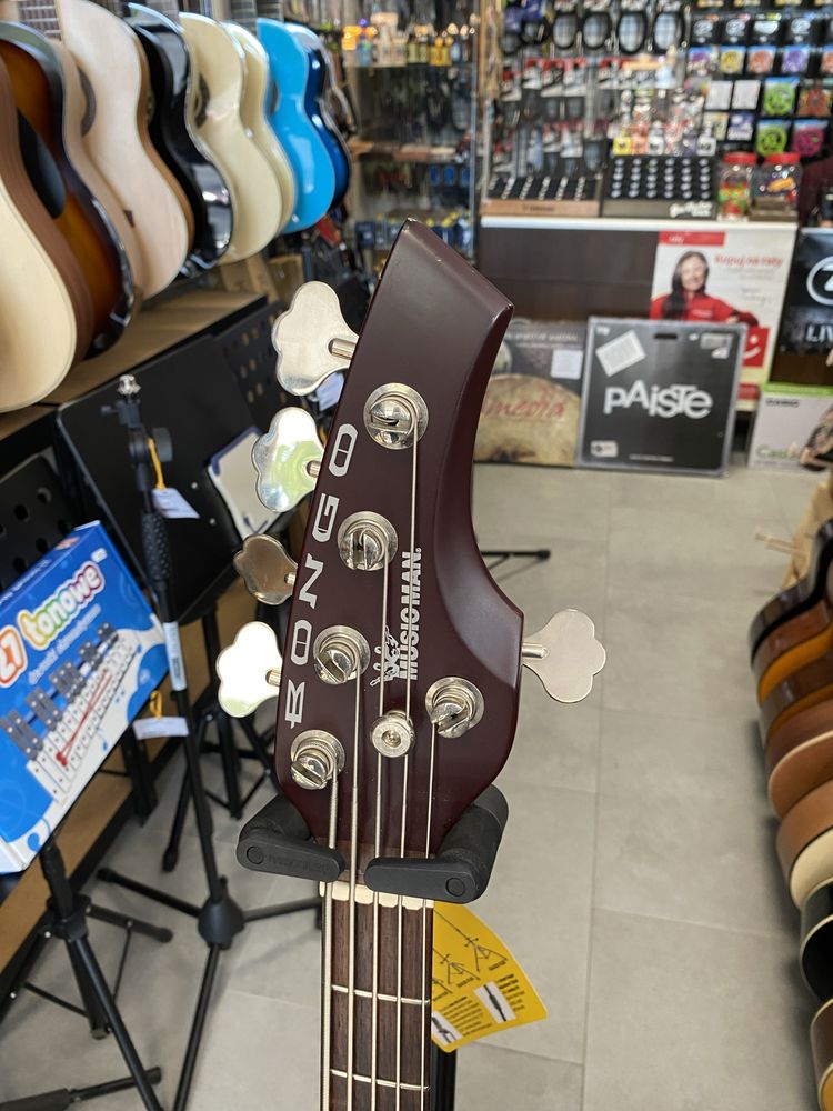 Music Man Bongo 5 Gitara Basowa + CASE + PAS SKÓRZANY