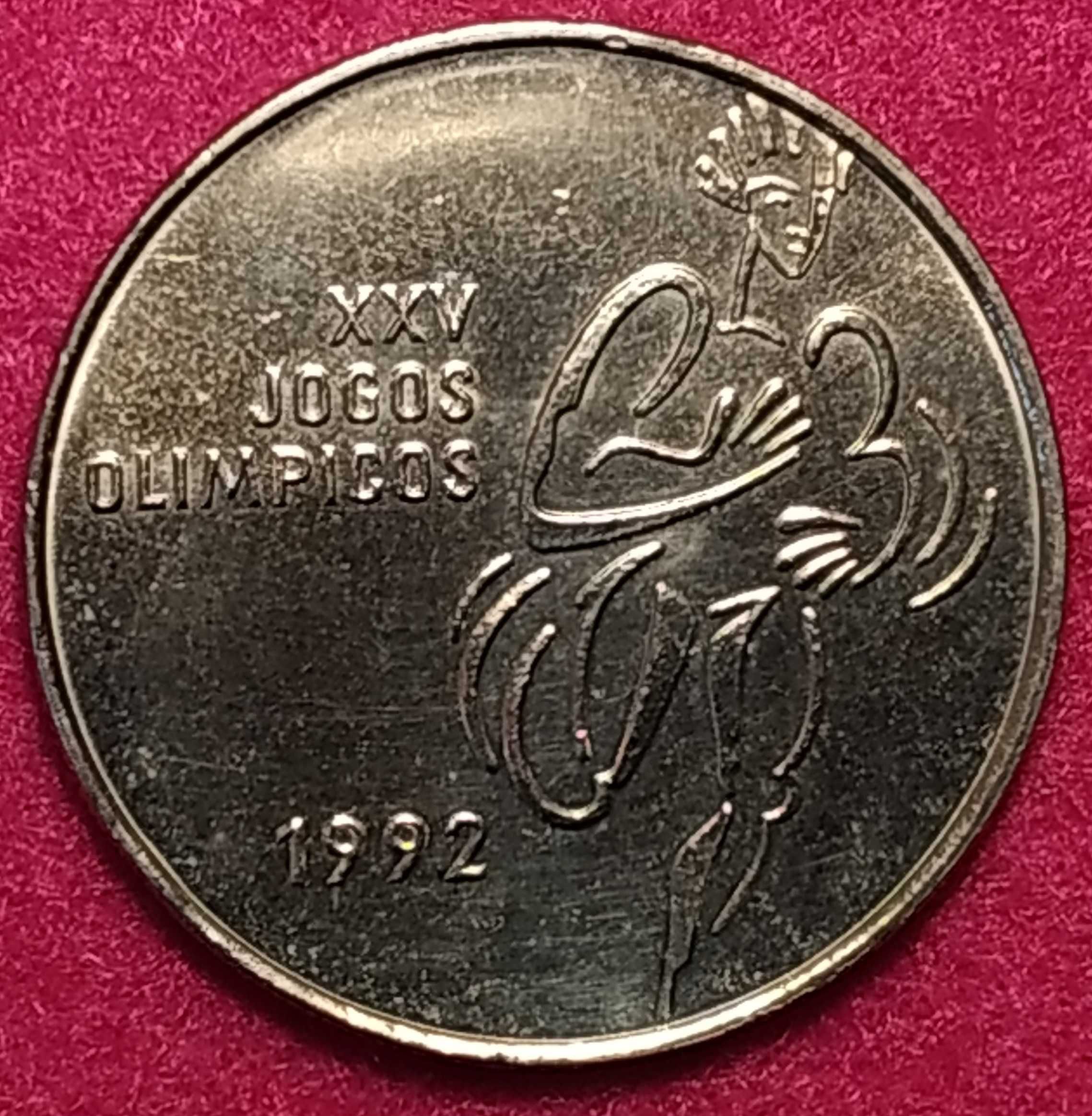Portugal - moeda de 200 escudos de 1992 Barcelona 92 (desporto)