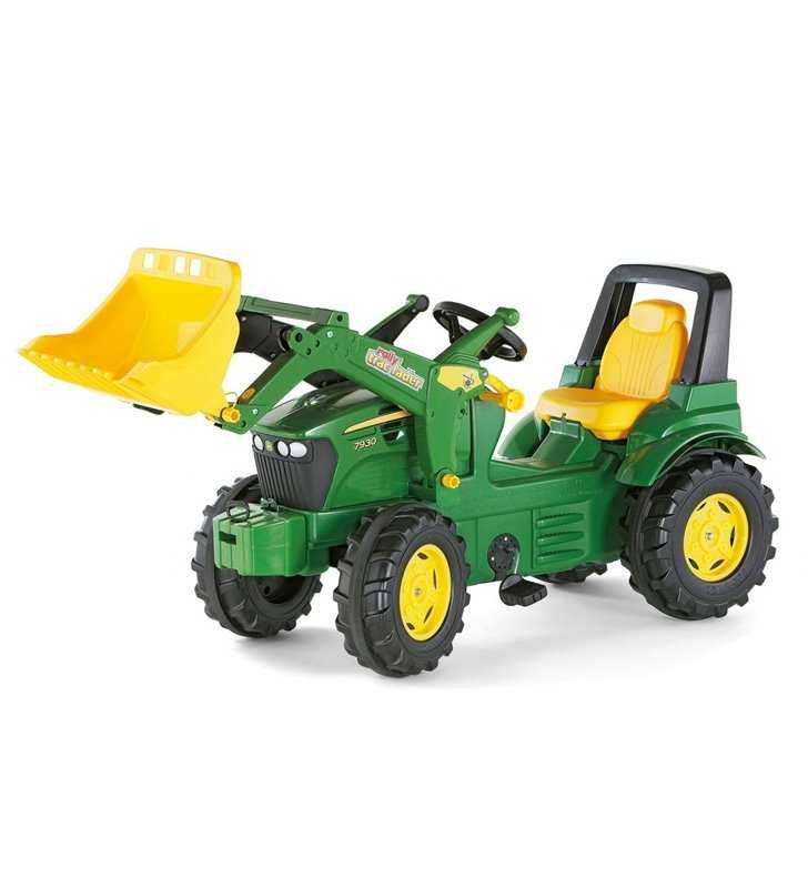 Traktor na pedały ciągnik John Deere 7930 z łyżką ładującą Rolly Toys