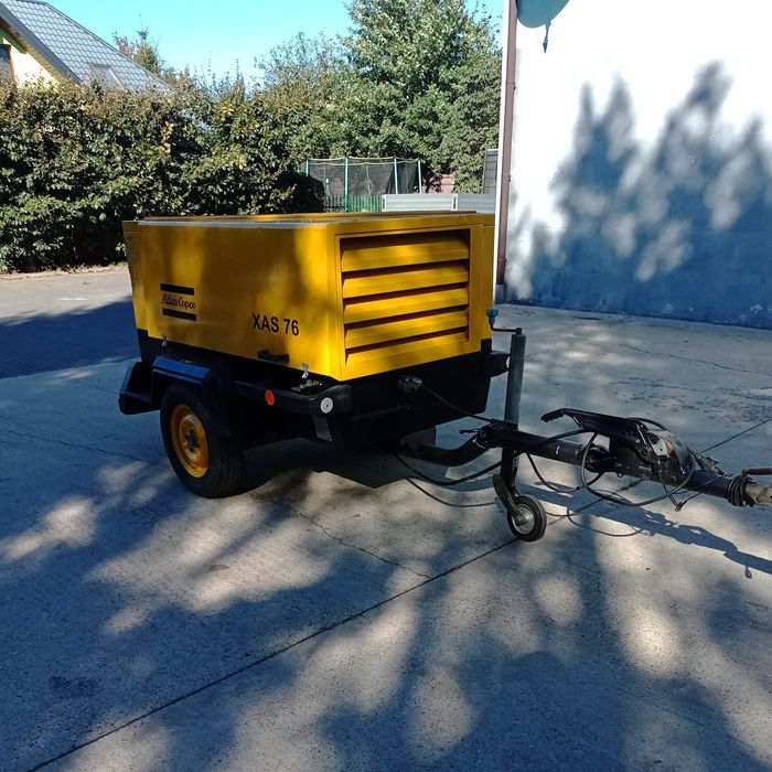 Sprężarka kompresor spalinowy Atlas Copco XAS 77 zarejestrowany