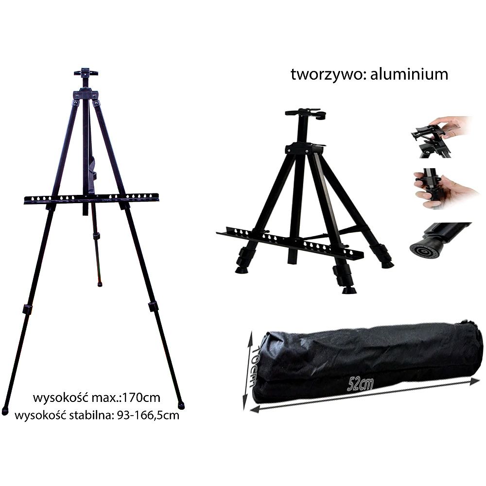 Sztaluga Malarska Aluminiowa 170Cm + Pokrowiec