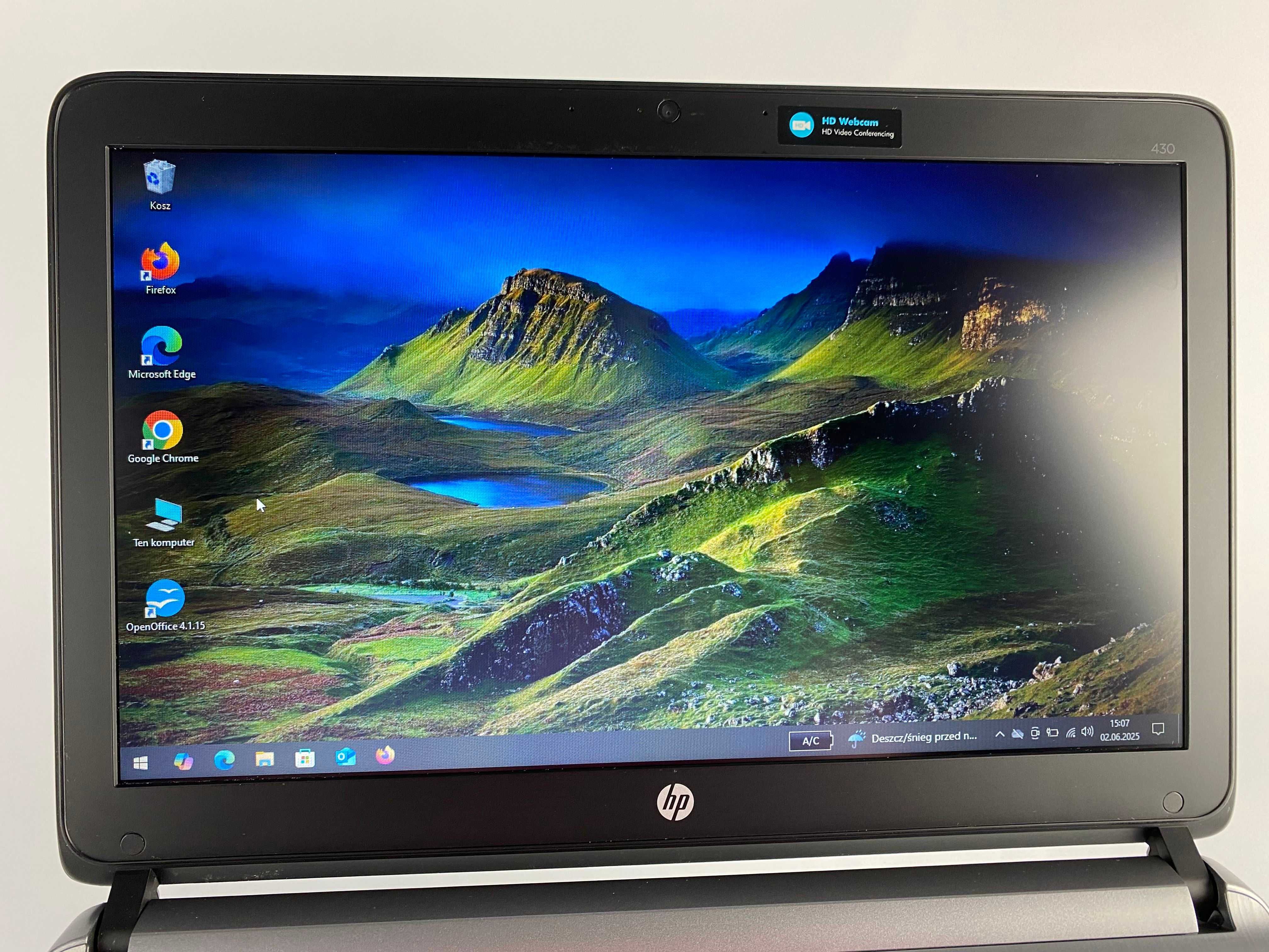 Laptop HP ProBook 430 G2 13,3" Intel Core i5 4 GB / 128 GB SSD W10 Pro