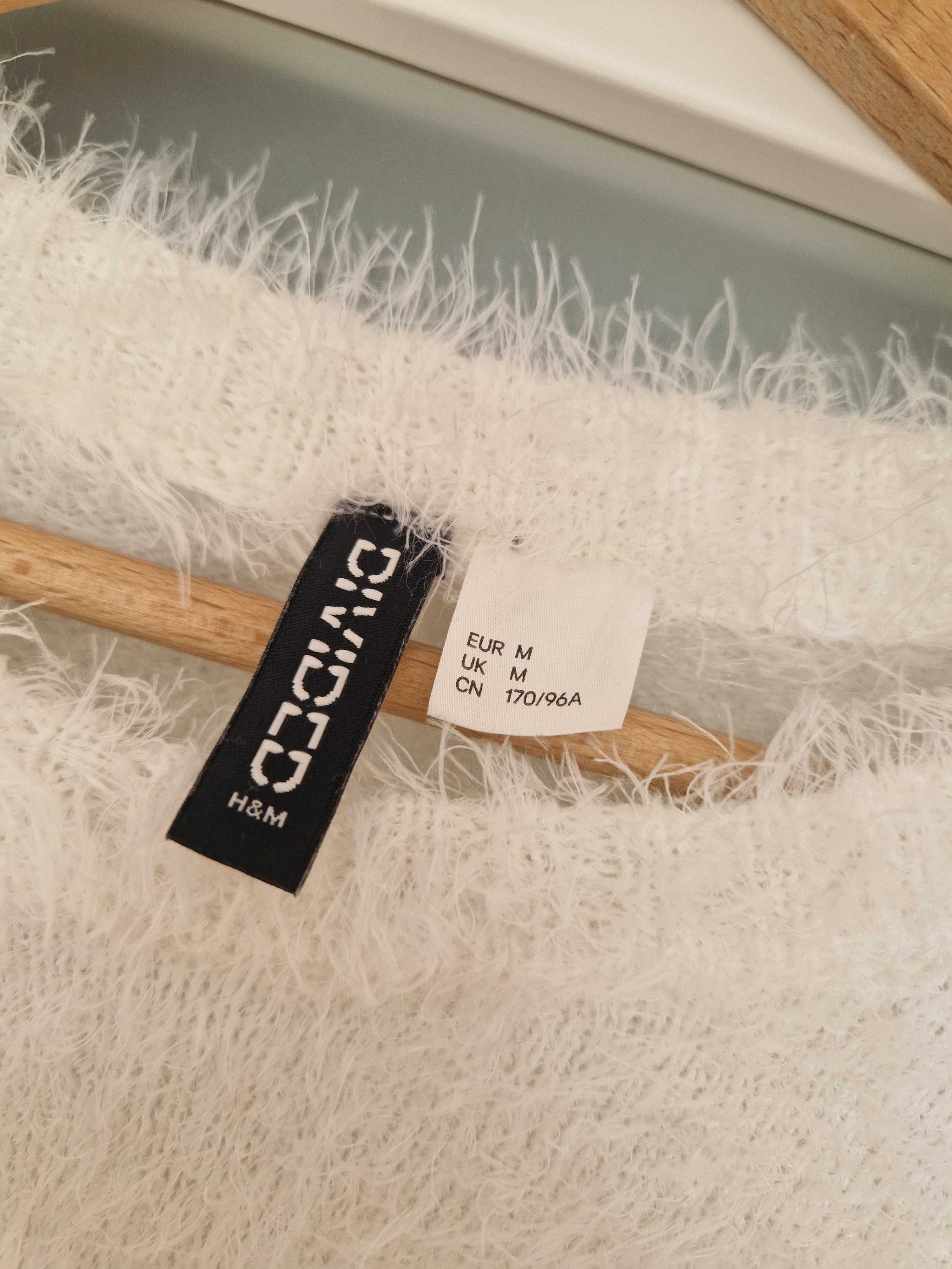 Biały sweter H&M