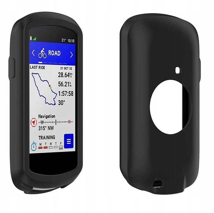 Etui Silikonowe + Szkło 9H do GARMIN GPS Edge 1040