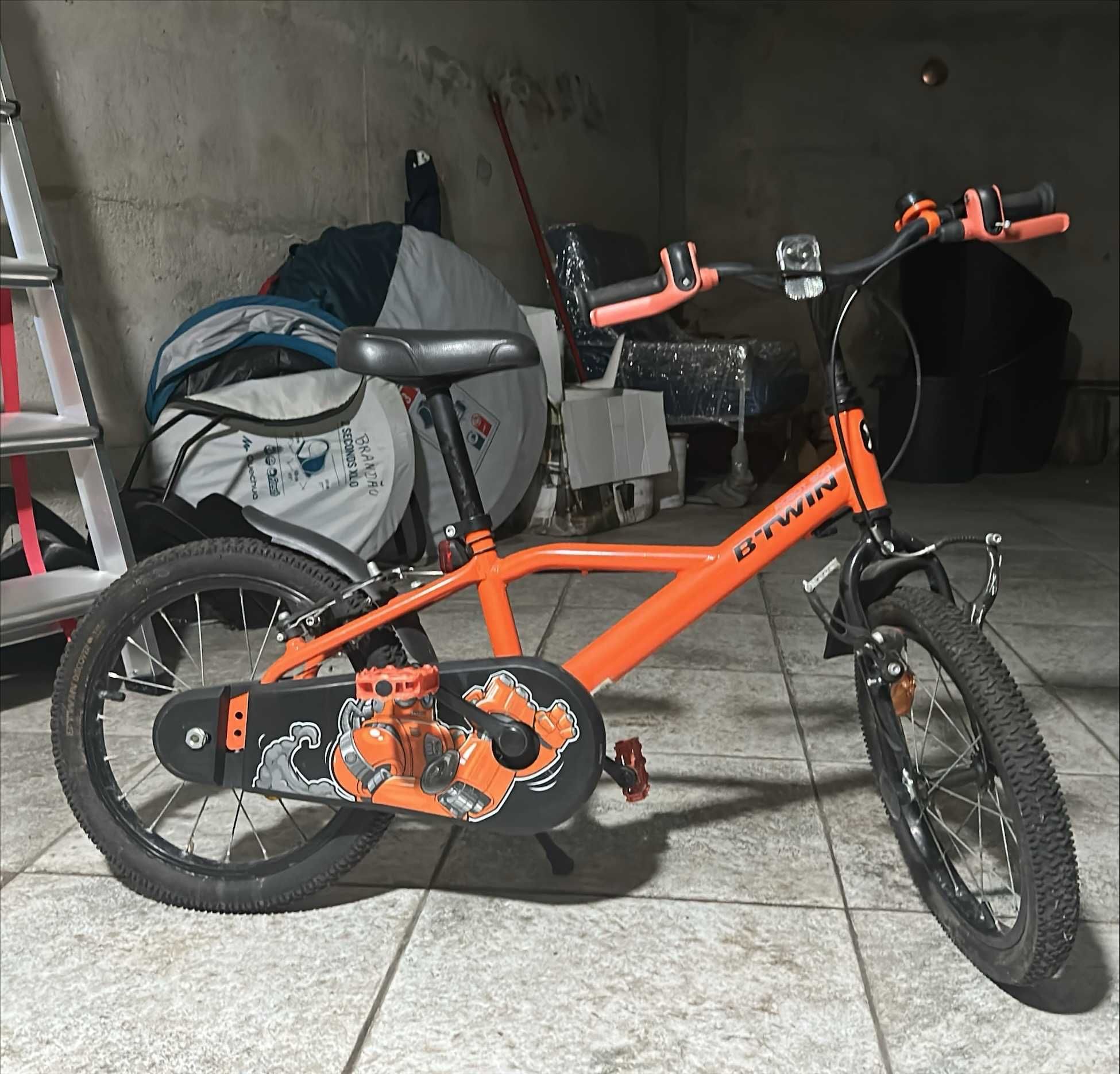 BICICLETA Super Fixe de Criança 16 polegadas 4-6 anos, DISCOVER 500