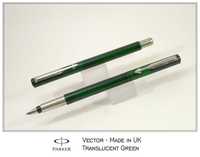 Parker Vector Translucido Verde Aparo M