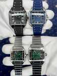 Великий асортимент годинників Cartier Santos, любий під замолвення