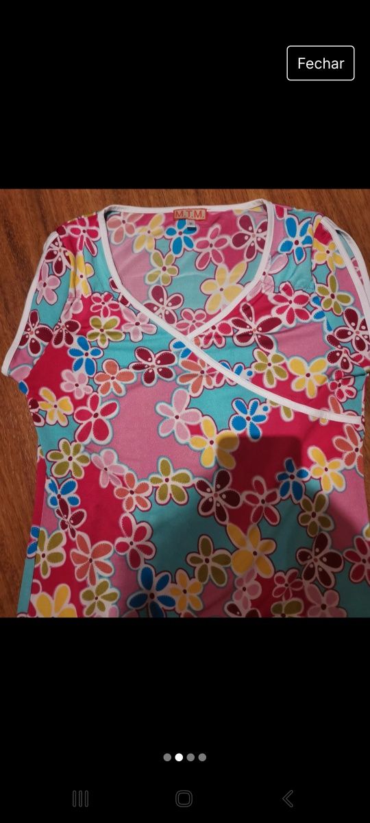 Camisola  flores