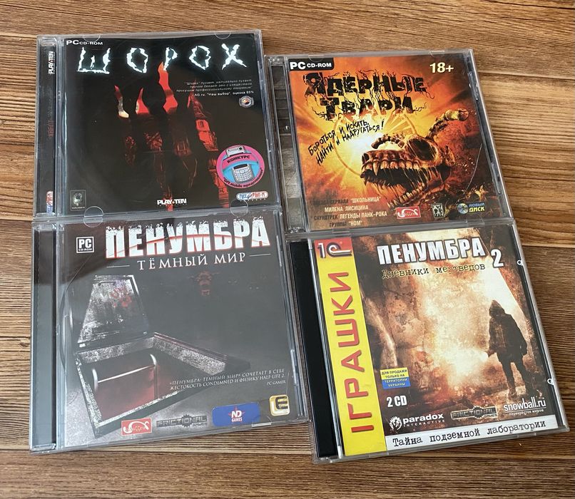 Диски для ПК: Resident Evil, Doom, Fallout, Quake, Postal, Painkiller