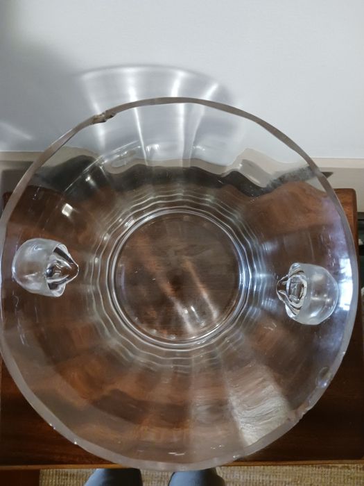 Balde vidro/cristal para servir bebidas frias