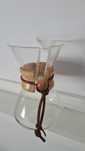 Chemex Kinghoff szklany do parzenia kawy + sitko