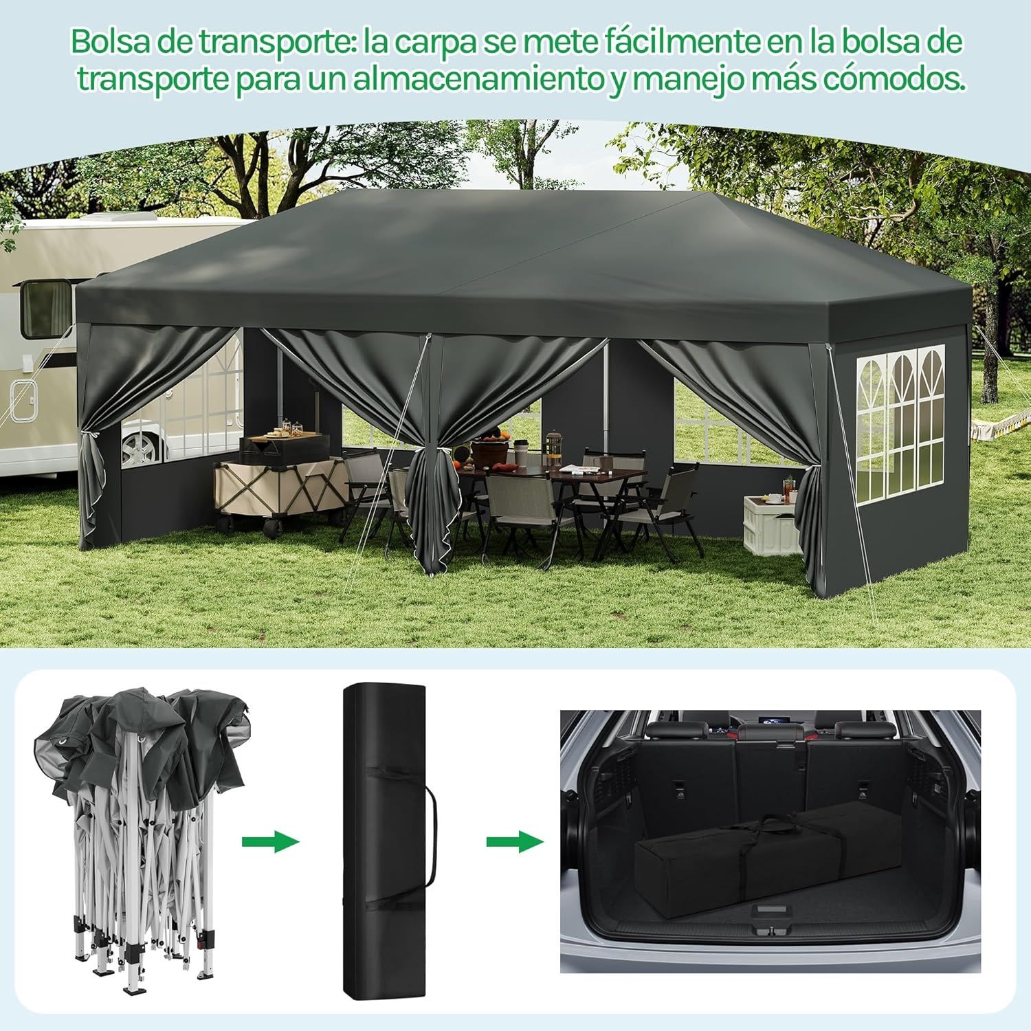 Vendo tenda paddock 3x6 com laterais