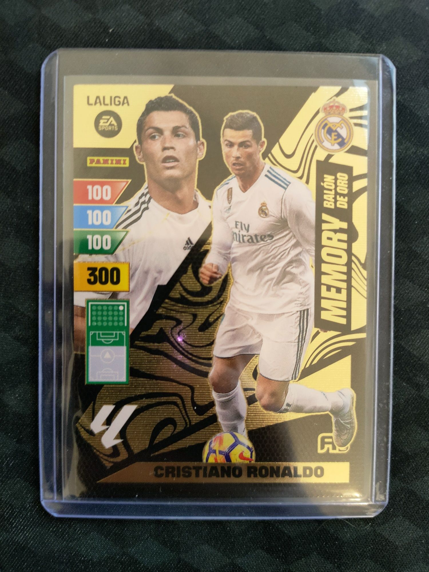 Cristiano Ronaldo Balon de Oro - Panini Adrenalyn La Liga