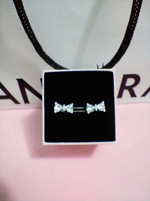 Сережки Пандора Pandora оригінал срібні нові