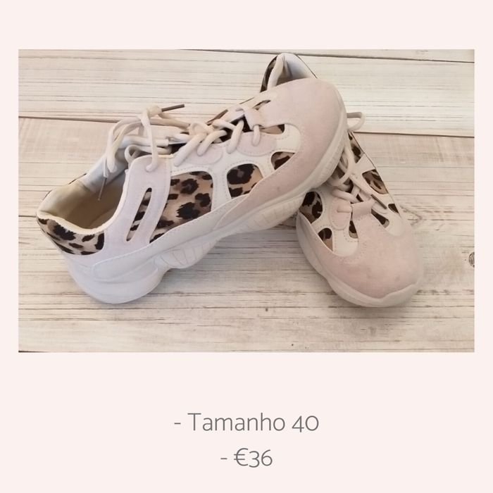 Tenis Chuncky Leopardo