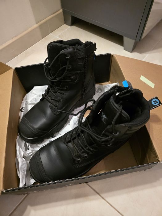 Czarne buty robocze zimowe