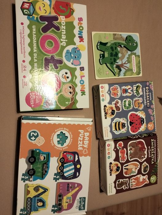 Pierwsze puzzle dla dziecka 2+