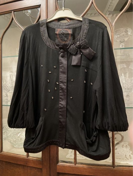 m-l Juicy Couture кофта на кнопках бант