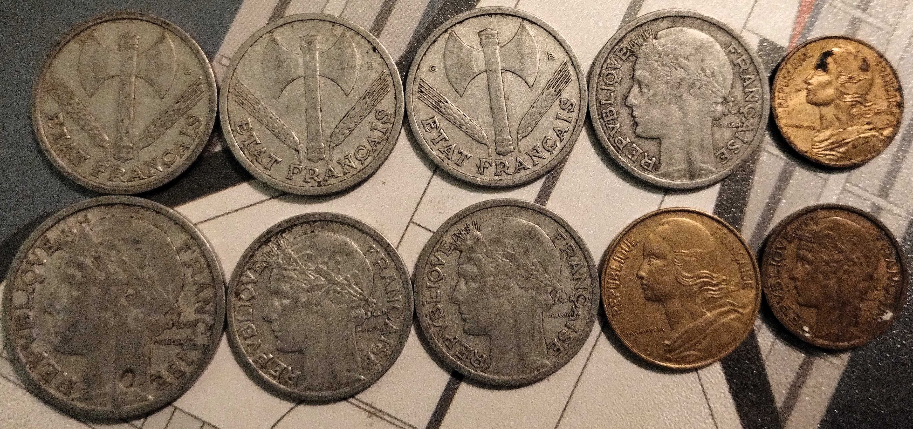 Lote 10 Moedas França Antigas Colecção