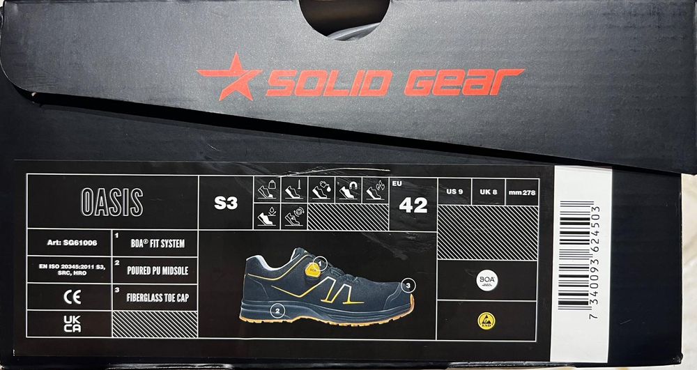 Solid Gear Oasis S3 buty robocze 42