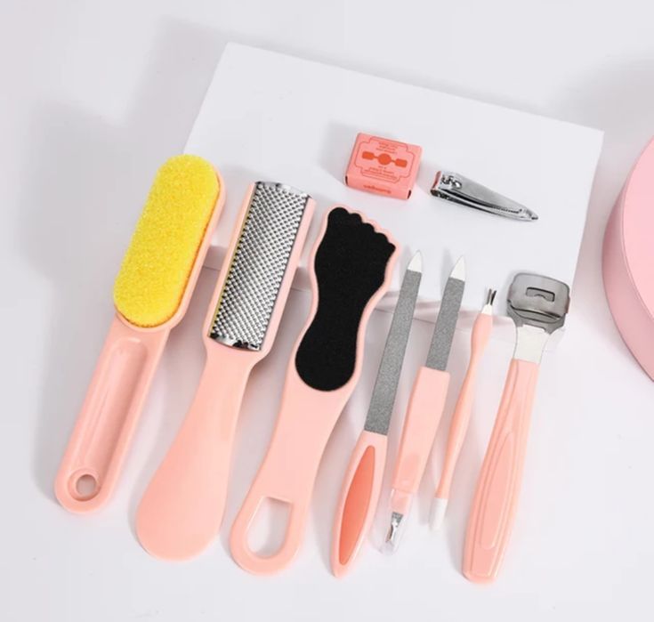 zestaw do pedicure manicure wielofunkcyjny 10szt