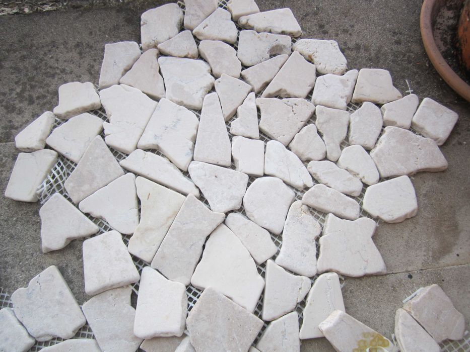 6 blocos de Pastilha cerâmica 1ª Qualidade 30x30cm Connecting White