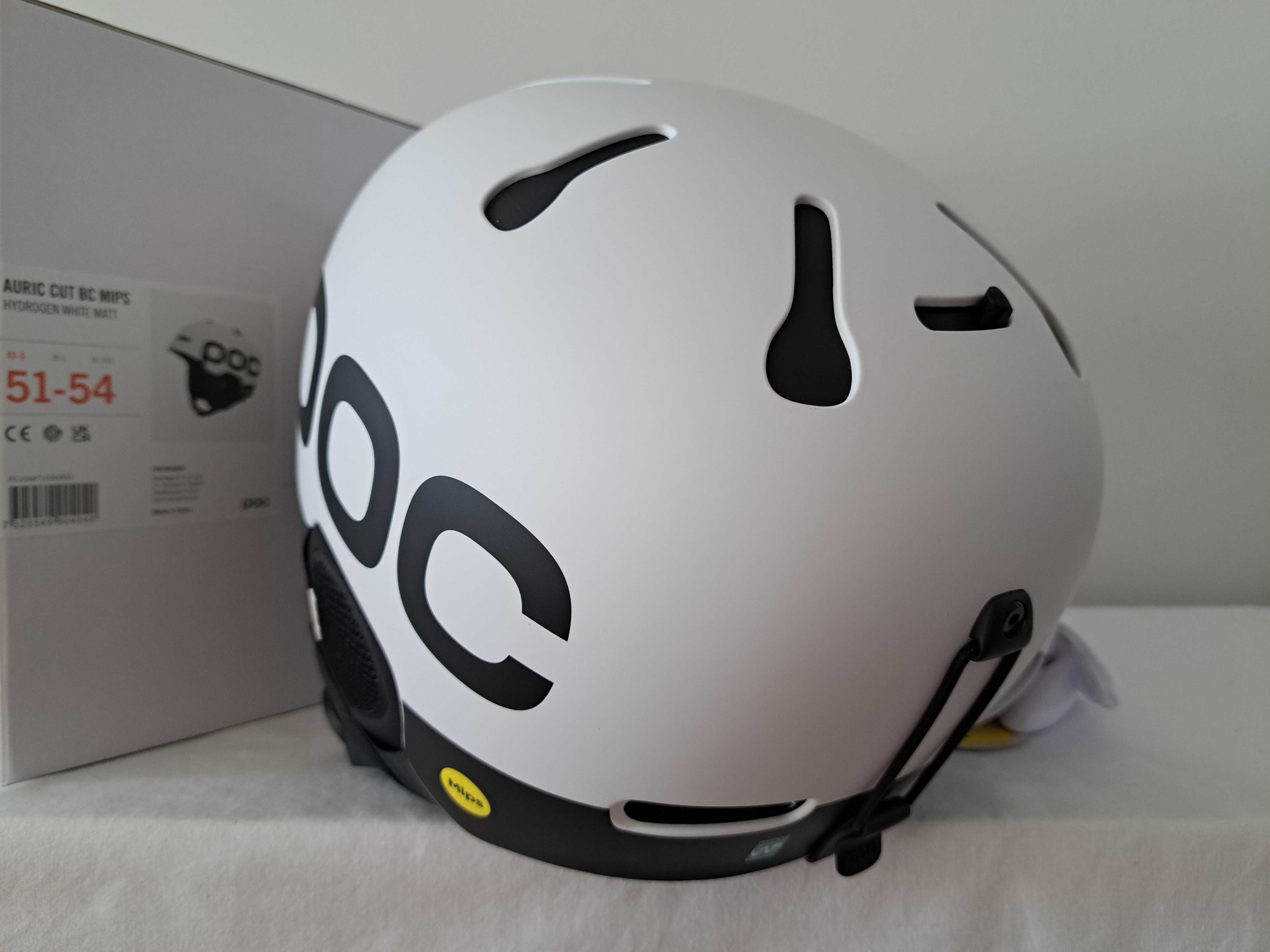Kask narciarski POC Auric Cut BC Backcountry Mips White XS/S 51-54cm