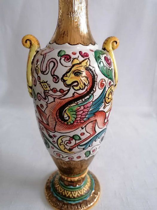 Ваза дерута дракони вінтаж